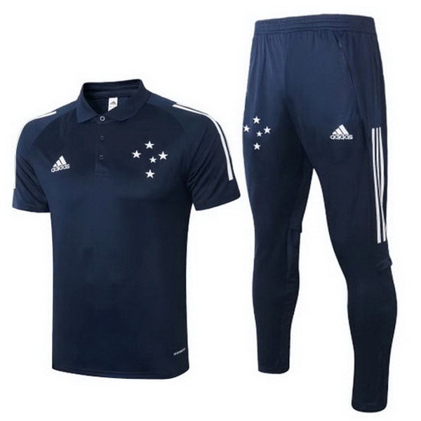 Polo Cruzeiro Conjunto Completo 2020-21 Azul Marino